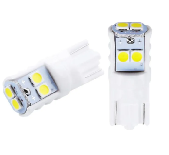  KEEN 12V Ceramic LED T10 LED Bulbs Canbus 3030 6SMD W5W Car Parking Interior Map Dome Reading Lights