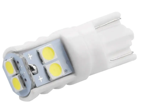  KEEN 12V Ceramic LED T10 LED Bulbs Canbus 3030 6SMD W5W Car Parking Interior Map Dome Reading Lights