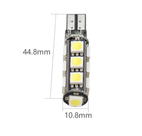 KEEN 12V T10 Wedge LED Bulb 168 194 5050 13SMD Car LED Map Light Reading Clearance Light Bulb Auto Interior Lamps