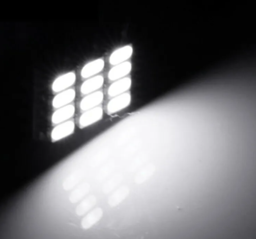  KEEN 12V T10 W5W 12SMD 1206 Wedge LED 194 168 Canbus Car License Plate Light Side Door Lamp Auto Clearance Park Lights