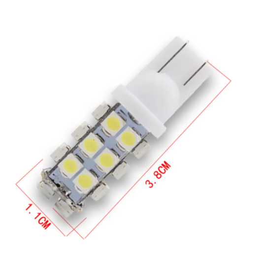  KEEN 12V Car LED T10 Bulb 1210 28SMD W5W Clearance Wedge Light Bulb Car Parking Lamp Interior Dome Reading Lights