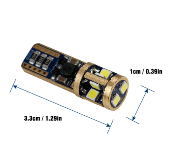   KEEN 12V T10 Led Bulbs Canbus W5W 3030 10SMD 168 194 Led Car Interior Dome Reading License Plate Light Parking Signal Lamp
