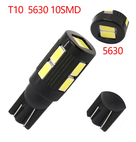 KEEN 12V Car LED Bulb W5W T10 5630 10SMD Car Clearance Width Lights Interior Dome Reading Lamp Parking Light