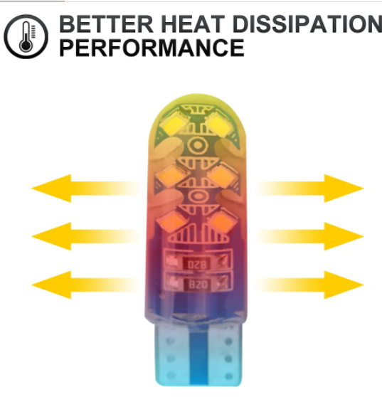  KEEN Factory Direct Sale Auto T10 2016 Led 12SMD Lighting Bulb Silicon Gel Interior Dome light Parking License Plate lamp W5W