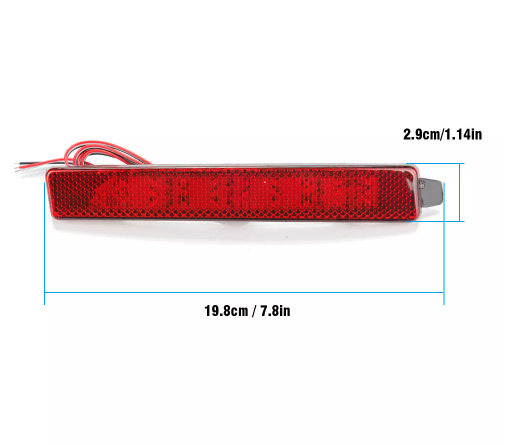 KEEN 12V Auto Part Rear Bumper Light for Cadillac SRX 2010-2015 Tail Lamp Brake Parking Signal Reflector Fog Lights