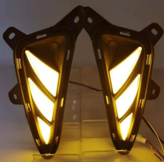  KEEN Hot Sale C-HR Daytime Running Led DRL Fog Lights for 2017-2018 Toyota CHR 2017-2018 Driving Lamp Turning