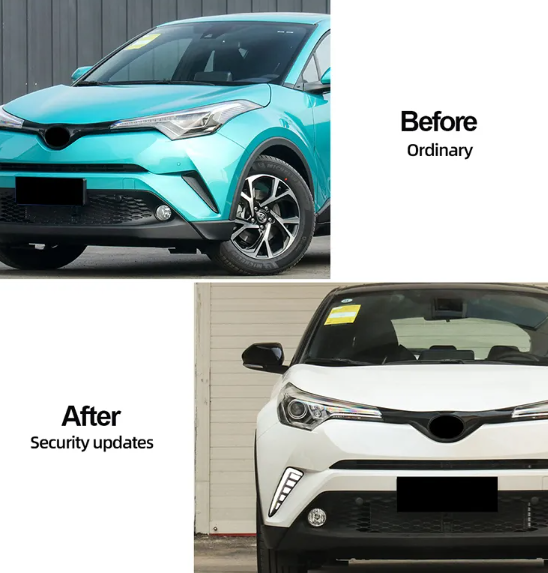  KEEN Hot Sale LED Daytime Running Lamp for Toyota CHR 2017-2018 Turn Signal Fog Lamp Cover Head Lights