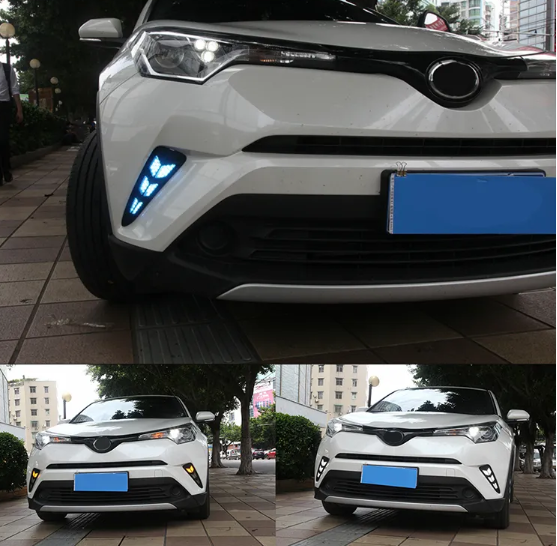  KEEN Hot Sale Daytime Running Light for Toyota CHR 2017-2018 LED DRL Daylight Car Turning led Head Fog Lamp