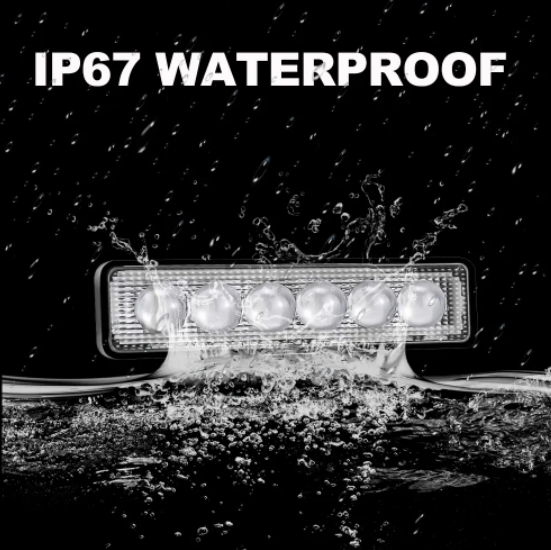 KEEN 18W Led Headlight Bar For Car Motorcycle Truck Boat Tractor Trailer Offroad Spotlight 9D Lens Work Light Driving Fog Lamp