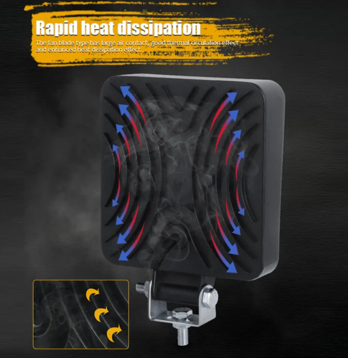 KEEN 177W Square Led Work Light For Truck SUV 4WD 4x4 Boat ATV Jeep Car Tractor Flash Spotlight DRL Headlight