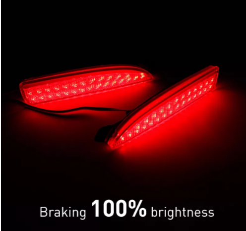 KEEN Hot Sale 12V Rear Bumper Reflectors Light for Mazda 3/5/6 Atenza 2014 2015 2016 Tail Light Brake Parking Signal Lights