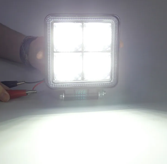 KEEN Square 64W 4inch led Work Lamp Driving Headlight Offroad Spot Light For Truck Boat Tractor Trailer SUV ATV DC12-60V
