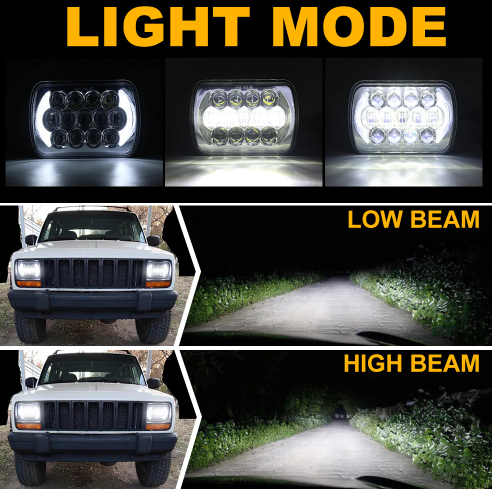  KEEN Led 7 inch LED Headlight for JEEP Wrangler 4x4 Truck OffRoad High low Beam Work Light White 6000K Headlamp