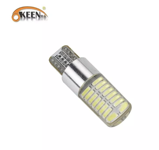KEEN Flash Silicone 12V T10 Led 3014 32SMD Strobe Light Bulb W5W 194 168 Canbus Car Clearance Parking Signal Lamp