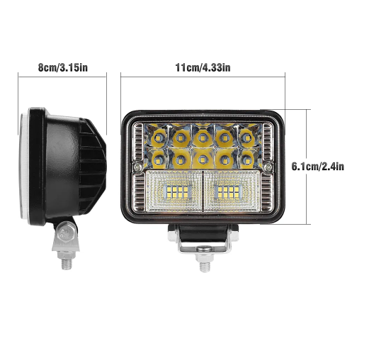 KEEN 4 Inch 78W Led Work Lights for Truck Trailer SUV ATV Car Auxiliary Light Driving Headlights LED Fog Lamp Spotlight