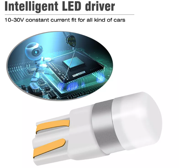 KEEN Canbus Ceramic T10 Led 3030 1SMD W5W Wedge Bulb Auto Dome Reading Car Side Parking Light 194 168 Lamp Bulbs 10-30V