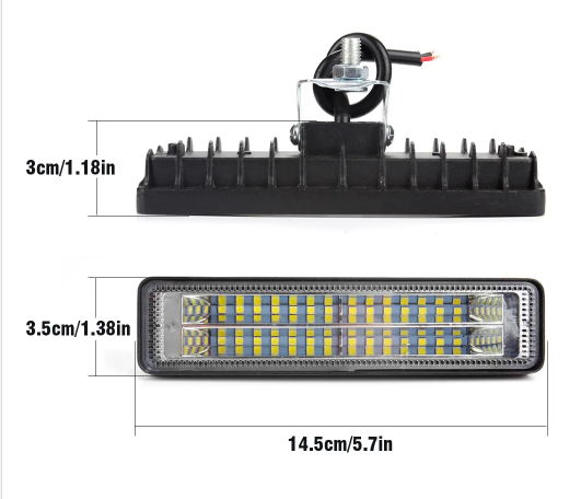 KEEN Universal 6inch 84W Car LED Work Light Bar for 4x4 Offroad Truck Tractor Boat Car Driving Fog Lamp Led Bars Flood Head lamp