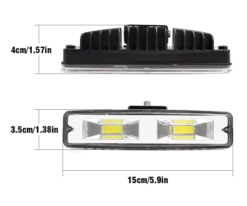 KEEN 12-24V 6 inch COB 48W Work Light Bar Offroad Spot Lamp for Truck ATV 4x4 SUV Led Working Lights Car Accessories