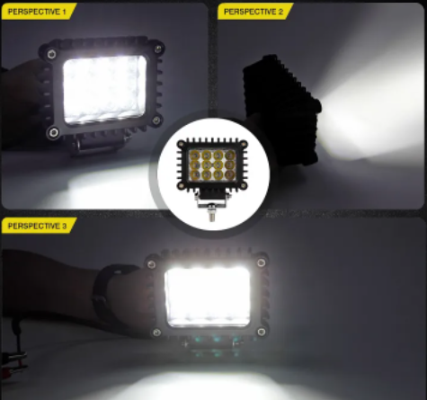 KEEN 4 inch Led Work Light 36W Car Truck Driving Offroad Fog Lamp Trailer AYV SUV Vehicles Led Headlight 12-60V Spot Lamp