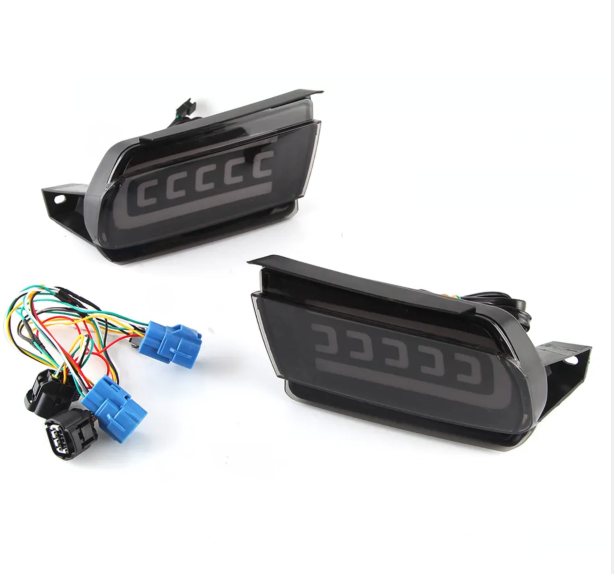 KEEN Car Tail light for 2010-2020 Toyota PRADO Rear Bumper Reflectors led Brake Parking Lamp with Flow Turn signal