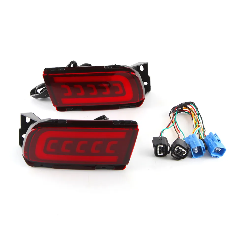 KEEN Car Tail light for 2010-2020 Toyota PRADO Rear Bumper Reflectors led Brake Parking Lamp with Flow Turn signal