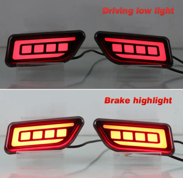 KEEN Rear Bumper Light for Toyota Bezza Ativa Alra Perodua 2020-2022 Taillights Flow Turn Signal Brake Warning Reflector Lamp