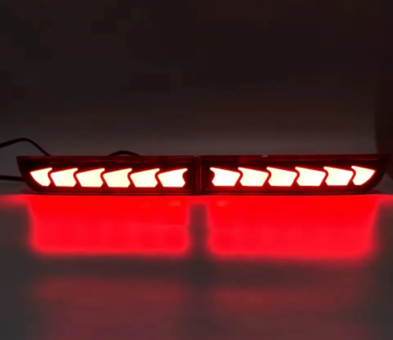 KEEN 12V Led Tail Light for Toyota Rav4 Estima Ipsum Gaia Rear Bumper Light Brake Dynamic Turn Signal Reflector Fog Lamp