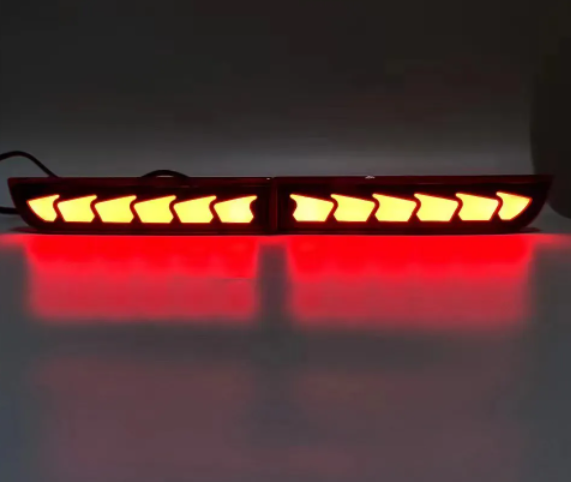 KEEN 12V Led Tail Light for Toyota Rav4 Estima Ipsum Gaia Rear Bumper Light Brake Dynamic Turn Signal Reflector Fog Lamp