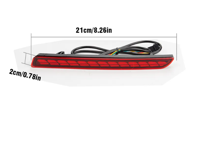   KEEN 12V Car Rear Bumper Light for Toyota Sienna 2021 2022 led Brake Lamp Flow Turn Signal Taillight