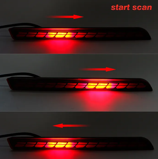   KEEN 12V Car Rear Bumper Light for Toyota Sienna 2021 2022 led Brake Lamp Flow Turn Signal Taillight