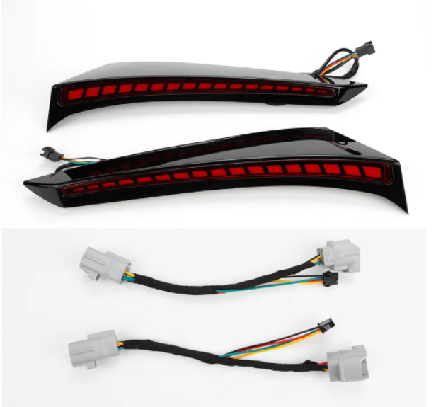 KEEN New Rear Bumper Reflector Light for Toyota Land Cruiser 2022 Start-scan Taillight with Flow Turn Signal Brake Parking Lamp