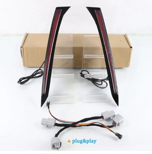 KEEN 12V LED Rear Bumper Light for Toyota Sienna 2021 2022 Reflector Taillights Turn Signal Lamps Brake Parking Light