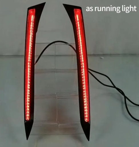 KEEN 12V LED Rear Bumper Light for Toyota Sienna 2021 2022 Reflector Taillights Turn Signal Lamps Brake Parking Light