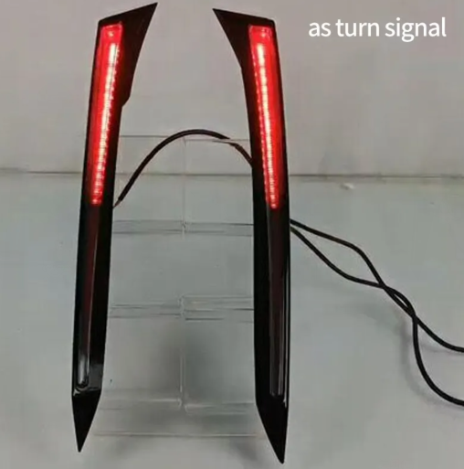 KEEN 12V LED Rear Bumper Light for Toyota Sienna 2021 2022 Reflector Taillights Turn Signal Lamps Brake Parking Light