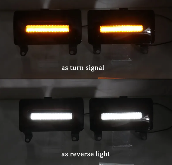 KEEN LED Rear Bumper Reflector Light for Toyota FJ Cruiser 2007-2020 2021 2022 Taillight Brake Reverse Lamp Turn Signal Light