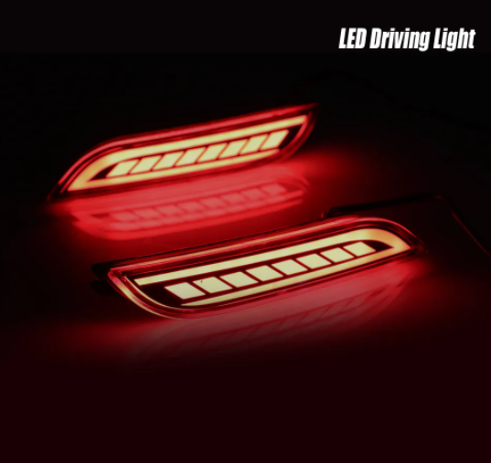 KEEN 12V led Rear Bumper Light for Toyota Camry 2018-2018 Tail Lamp with Turn Signal Brake Parking LED Reflectors