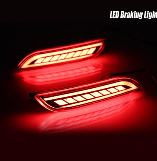 KEEN 12V led Rear Bumper Light for Toyota Camry 2018-2018 Tail Lamp with Turn Signal Brake Parking LED Reflectors