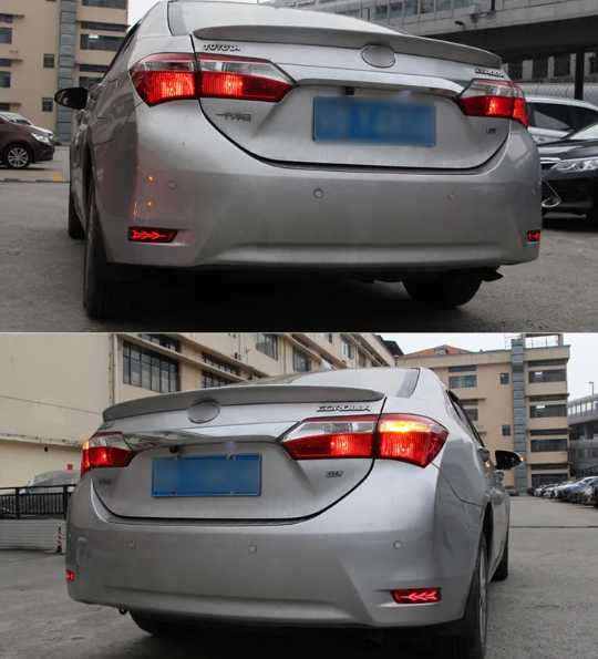 KEEN led Rear Bumper Light for Toyota Corolla Altis 2014-2016 Tail Light with Dynamic Turn Signal Reflectors Brake Stop Lamp