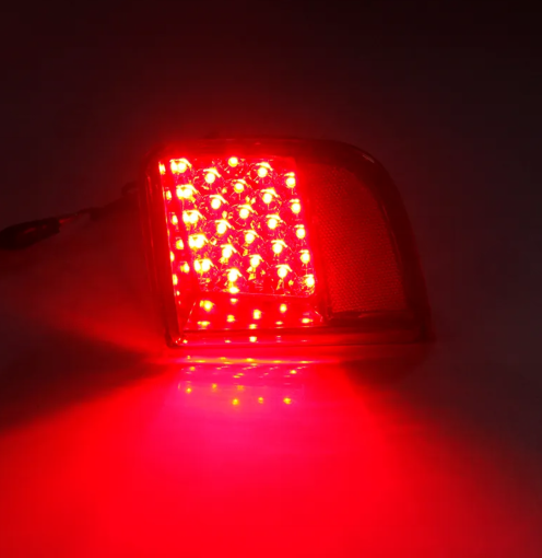  KEEN led Rear Bumper Reflectors Light for Toyota Land Cruiser LC200 FJ200 2008-2018 Tail Lamp Brake Parking Lights