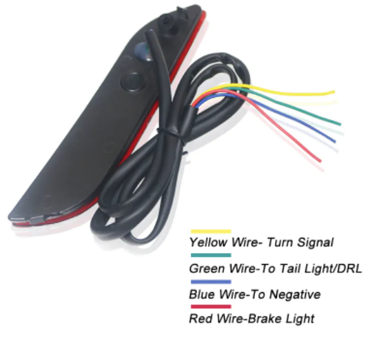 KEEN 12V Rear Bumper Light for Toyota Camry 2018-2020 Turn Brake Stop Signal led Reflectors Tail Lamp