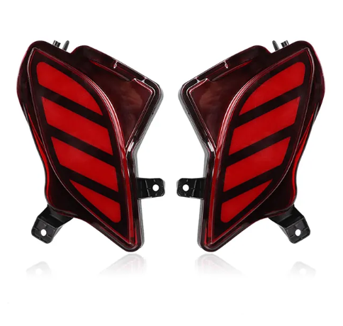  KEEN 12V Car Three Functions Rear Bumper Reflectors Light for Toyota Highlander 2021 Tail Lamp with Turn Brake Lights