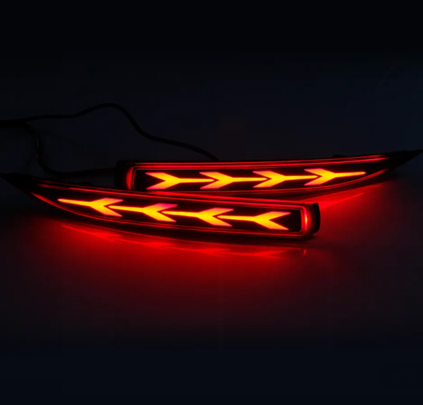 KEEN New led Rear Bumper Reflectors Light for 2019-2020 Toyota Corolla Tail Lamp with Turn Signal Brake Lights