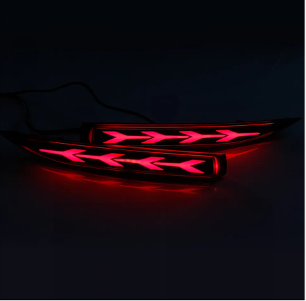 KEEN New led Rear Bumper Reflectors Light for 2019-2020 Toyota Corolla Tail Lamp with Turn Signal Brake Lights