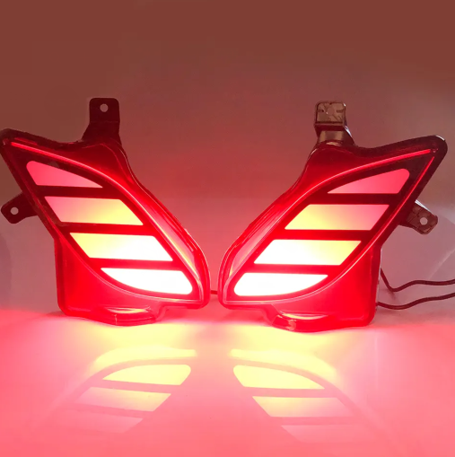  KEEN 12V Car Three Functions Rear Bumper Reflectors Light for Toyota Highlander 2021 Tail Lamp with Turn Brake Lights