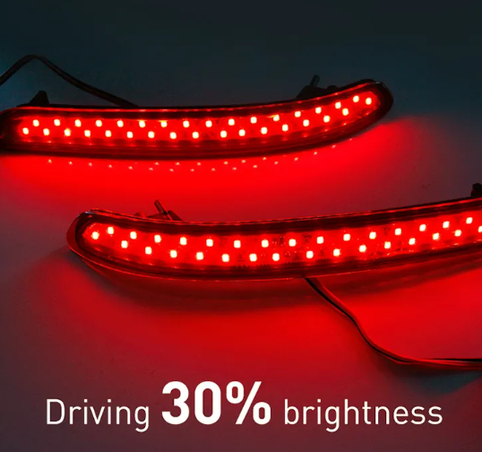 KEEN High Quality Rear Bumper Reflectors led for 2016 Toyota Innova Brake Parking Signal Lamp Tail Lights