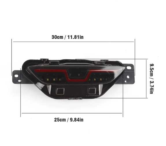  KEEN LED Bumper Light for Toyota CHR 2018 2019 2020 Car Tail led Parking Brake Reverse Lamp Rear Driving Fog light