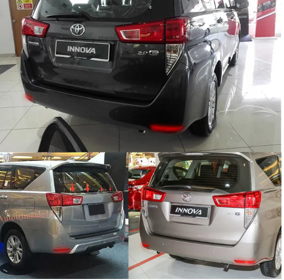 KEEN High Quality Rear Bumper Reflectors led for 2016 Toyota Innova Brake Parking Signal Lamp Tail Lights