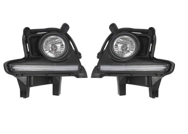 KEEN led Drl Fog Light for Toyota Highlander 2014-2017 Daytime Running Lamp Driving Foglight Auto Head Lamps