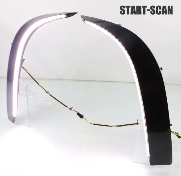 KEEN 12V led Daytime Running Light for Toyota Highlander XSE 2021 2022 Drl Flow Turning LED Auto Fog Lamp Daylight