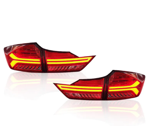 KEEN Car Led Tail Light Assembly for Honda City 2015-2017 2018 2019 Taillamp Brake Flow Turn Reverse Signal Taillight